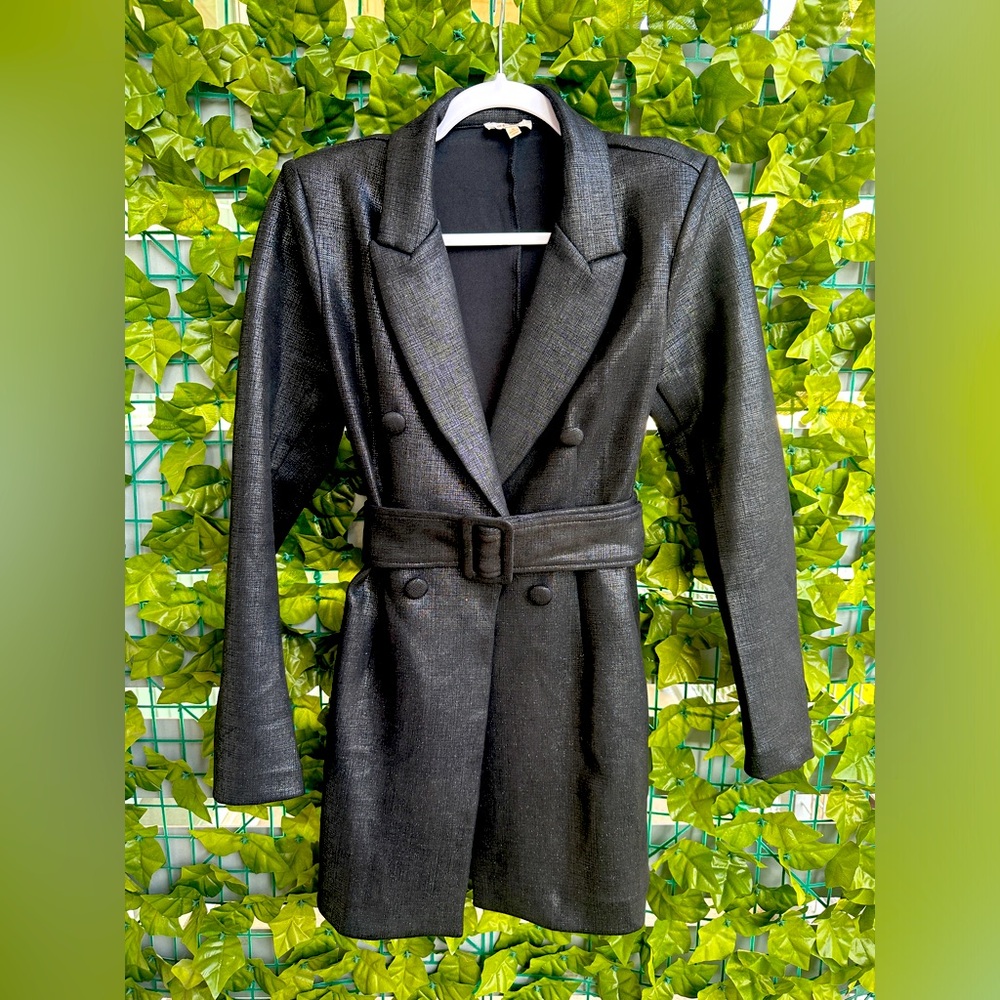 Black blazer dress